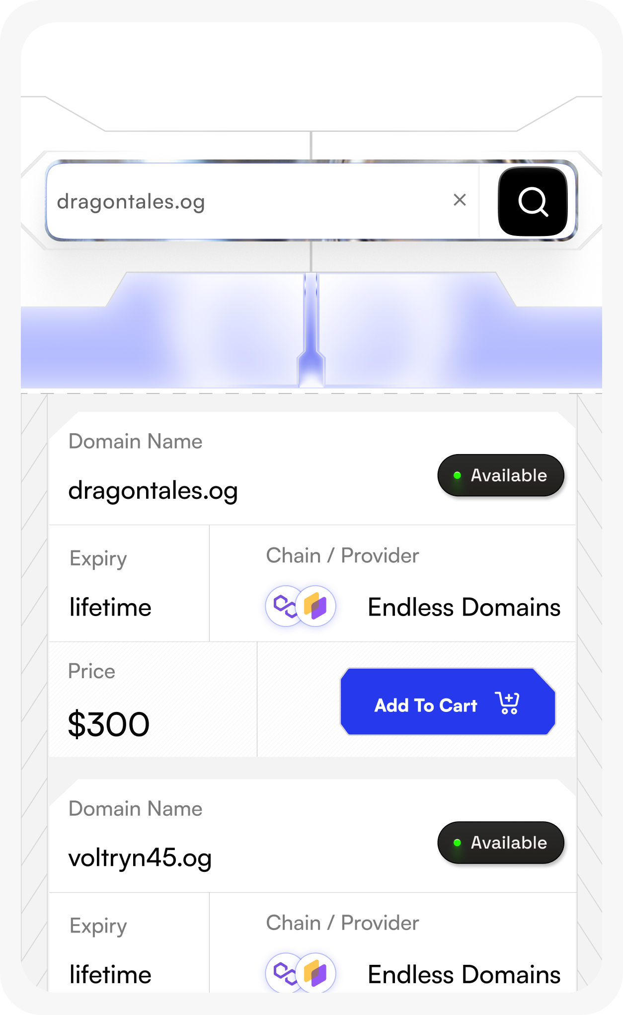 Pick your identity screen preview